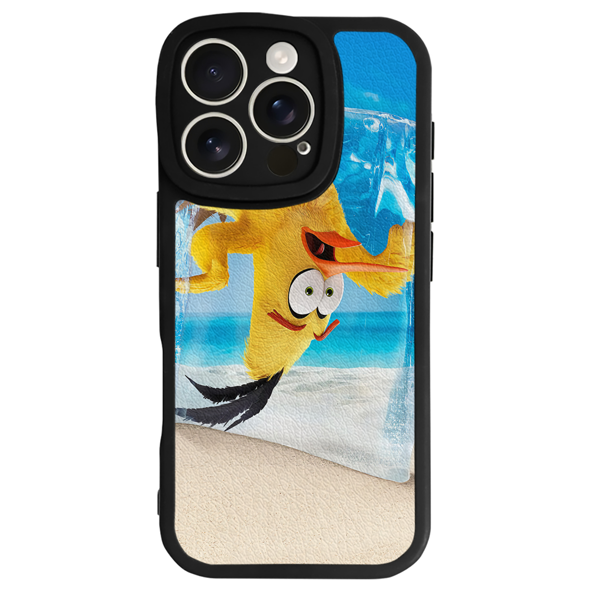 （画像用） Angry Birds アングリーバード 【iPhone 16シリーズ対応】シリコンスマホケース（レザー調） 材質：シリコン